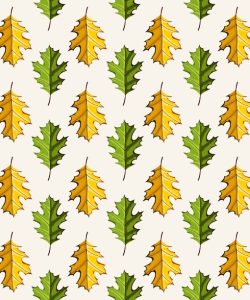 Gold and Green Leaves